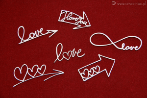 Brush art elements - love arrows