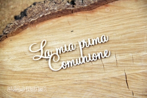La mia prima Comunione napis pojedynczy