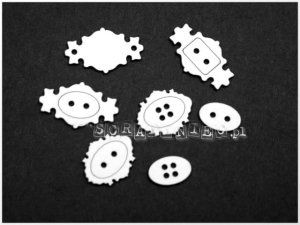 Guziczki retro 2 cm