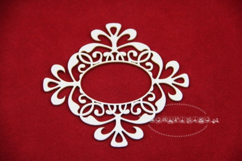 Ramka ornamentowa 01owal