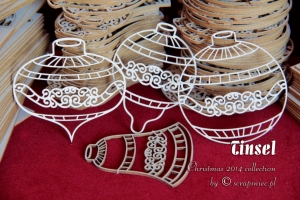 Zestaw Świąteczny - Tinsel -  Christmas set 