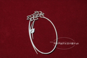 Daffodil frame - Żonkil ramka 05