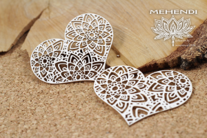 Mehendi - Lace hearts - koronkowe serca