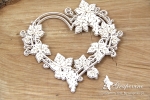 Grapevine - 2 layers heart frame - 2 warstwowe serce (bez hostii)