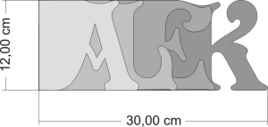 Wordbook ALEK 12x30 cm