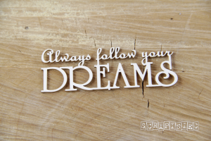 Always follow your DREAMS napis