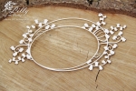 Lilly of the valley - oval frame 02 - owalna ramka 02