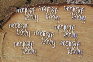Magiczne kadry -  zestaw 8 napisów