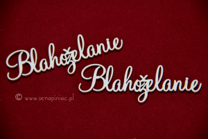 Blahoželanie - elegancka czcionka