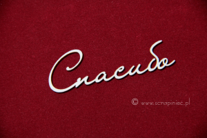 Cпасибо 2 [Dziękuję]