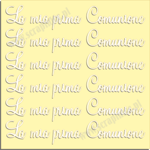La mia prima Comunione zestaw słówek