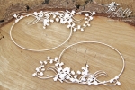Lilly of the valley - oval frame 01 - owalna ramka 01