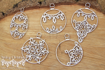 Tatting christmas - big baubles - duże bombki