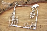 Elixir - Frame with a candle - Ramka ze świecą