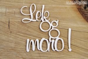 Lek og moro - NO - napis 