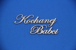 Kochanej Babci napis 11x2,5 cm