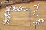 Mistletoe - rectangle frame - prostokątna ramka