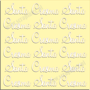 Santa Cresima zestaw słówek