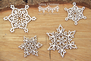 Tatting christmas - small stars - małe gwiazdki