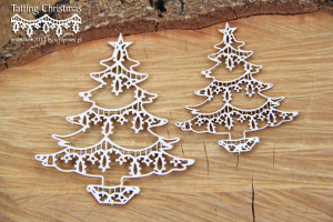 Tatting christmas - christmas trees - choinki
