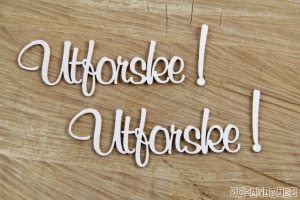Utforske x2 - NO - napis 