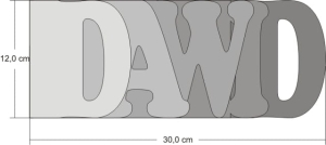 Wordbook DAWID 12x30 cm