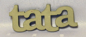 wyraz TATA 36x86 mm