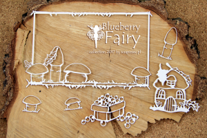 Blueberry Fairy - XL Rectangle frame - ramka prostokąt XL
