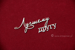 2x лучшему другу [najlepszemu przyjacielowi]