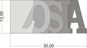 Wordbook ZOSIA 12,5x30 cm