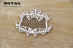 Royal mały dekor z rameczką / small frame 