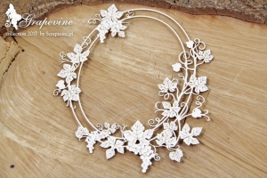 Grapevine - oval frame 03 - owalna ramka 03
