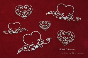 Serca mix zestaw - Park Avenue hearts mix