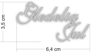 Gledelig Jul - NO - zestaw 4 napisw