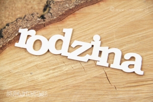 wyraz RODZINA 38x140mm beermat
