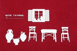 Grecka Tawerna/ Greek Taverna - zestaw elementów