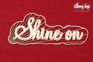 Sunny Days - Shine on napis 
