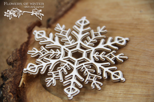 Flowers of Winter - 2 layers Snowflake - 2 warstwowy płatek śniegu