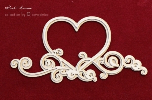 2-warstwowe Serce 01 - Park Avenue 2-layered heart 01