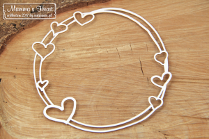 Mamma's heart - Big Round frame - duża okrągła ramka