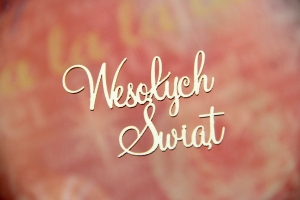 Wesołych Świąt 01 napis 