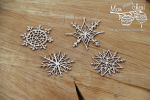 Mon MERRY cheri - snowflakes - snieżki 