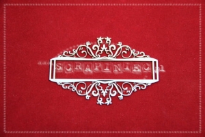 Ramka - szyld Swirly