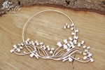 Lilly of the valley - round frame 01 - okrągła ramka 01