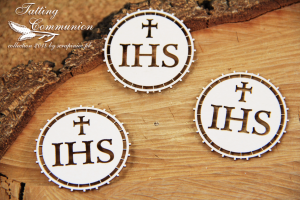 Tatting Communion - small  Host 02 - Hostia mała 02
