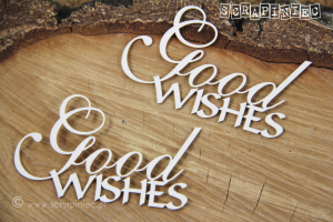 Good Wishes - napis 2 szt