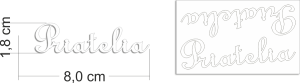 Priatelia - SK - napis 2 szt