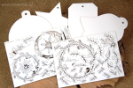 Workshop kit Christmas cards 01 - Świąteczne kartki 01 zestaw warsztatowy