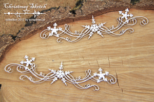 Christmas Sketch - borders - bordery
