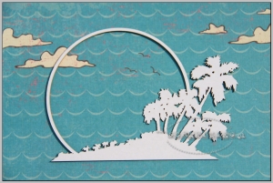 Pod palmami - ramka 